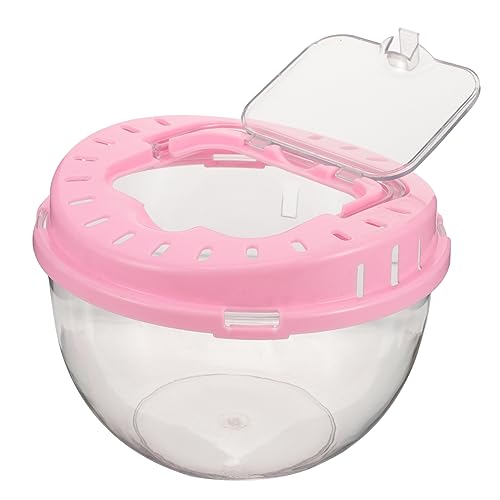 JUMPLAWN Hamster-transportbox Aus Tragbare Reisetasche Für Kleine Haustiere Geeignet Für Hamster Chinchillas Und Andere Kleintiere Leicht Zu Reinigen Transportieren von JUMPLAWN