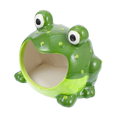 JUMPLAWN Hamster Kühlhaus Aus Keramik Gemütliches Schlafnest Für Kleintiere Für Sommer Einfach Zu Reinigen Bietet Ausreichend Platz Zum Verstecken Und Ausruhen Geeignet Für Hamster Und von JUMPLAWN