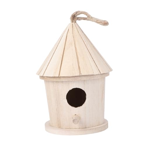 JUMPLAWN Vogel Nest Im Turm-Design Handgefertigtes Hänge-Nest Für Kleine Vögel Für Innenbereich Und Garten Kreative Vogelunterkunft Für Kanarienvögel Papageien Und Mehr Hellgelb JUMPLAWN Vogel Nest Im Turm-Design Handgefertigtes Hänge-Nest Für Kleine Vögel Für Innenbereich Und Garten Kreative Vogelunterkunft Für Kanarienvögel Papageien Und Mehr Hellgelb von JUMPLAWN