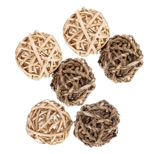 JUMPLAWN Hasen Kauspielzeug Aus Heu Und Wassergras Chinchilla Kauspielzeug Kau Ball Für Kaninchen Molar Für Kleine Haustiere Ideales Für Meerschweinchen Und Chinchillas JUMPLAWN Hasen Kauspielzeug Aus Heu Und Wassergras Chinchilla Kauspielzeug Kau Ball Für Kaninchen Molar Für Kleine Haustiere Ideales Für Meerschweinchen Und Chinchillas von JUMPLAWN