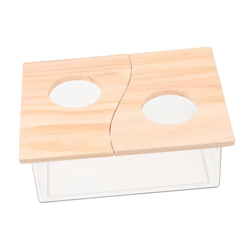 JUMPLAWN Haustier Hamster Badewanne Transparente Sandbad Box für Kleine Nager Multifunktionales Hamster Accessoire rutschfeste Wanne für Gesunde Pflege für Hamster JUMPLAWN Haustier Hamster Badewanne Transparente Sandbad Box für Kleine Nager Multifunktionales Hamster Accessoire rutschfeste Wanne für Gesunde Pflege für Hamster von JUMPLAWN