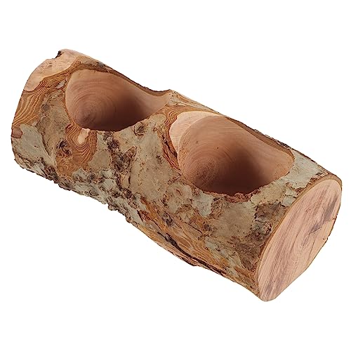 JUMPLAWN Futternapf für Chinchillas und Hamster Natürlicher Futterspender Aus Holz Stabile Konstruktion für Die Fütterungsroutine JUMPLAWN Futternapf für Chinchillas und Hamster Natürlicher Futterspender Aus Holz Stabile Konstruktion für Die Fütterungsroutine von JUMPLAWN