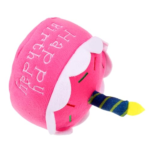 JUMPLAWN Haustier-kuchenspielzeug, Plüsch, Quietschendes Geburtstagskuchenspielzeug Für Hunde, Katzen, Haustier-Geburtstagsparty-Spielzeug, Hunde-Geburtstagsgeschenk JUMPLAWN Haustier-kuchenspielzeug, Plüsch, Quietschendes Geburtstagskuchenspielzeug Für Hunde, Katzen, Haustier-Geburtstagsparty-Spielzeug, Hunde-Geburtstagsgeschenk von JUMPLAWN