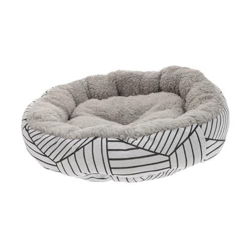 JUMPLAWN Haustierbett für Katzen und Winterfeste Schlafmatte aus Hochwertigem Material Bequemes Nest für Kariert von JUMPLAWN