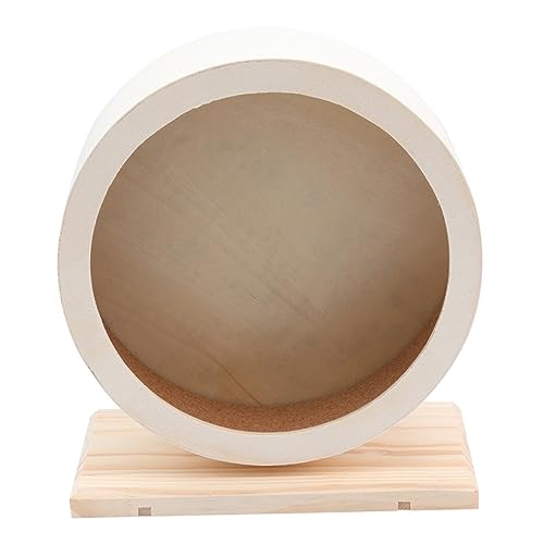 JUMPLAWN Holz Hamster Laufrad mit Ständer Sportspielzeug für Chinchillas und Meerschweinchen für Bewegung und Unterhaltung Passend für Kleine Haustiere Große JUMPLAWN Holz Hamster Laufrad mit Ständer Sportspielzeug für Chinchillas und Meerschweinchen für Bewegung und Unterhaltung Passend für Kleine Haustiere Große von JUMPLAWN