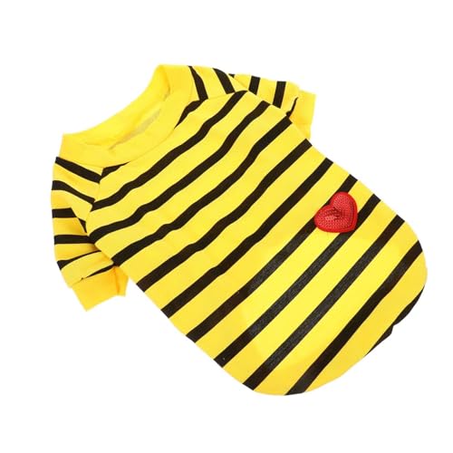 JUMPLAWN Hunde Streifenhemd Dackel Puffer Gestreifte Hundeweste Hundezahnpasta Hundepullover Für Kleine Hunde Hundespielzeug Gestreifter Haustierumhang Haustierbedarf JUMPLAWN Hunde Streifenhemd Dackel Puffer Gestreifte Hundeweste Hundezahnpasta Hundepullover Für Kleine Hunde Hundespielzeug Gestreifter Haustierumhang Haustierbedarf von JUMPLAWN