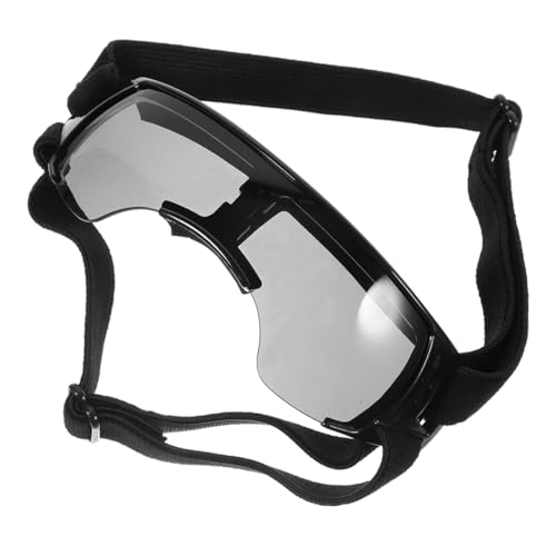 JUMPLAWN Hundesonnenbrille Winddichte UV Schutzbrille Für Mittelgroße Bis Große Verstellbare Zubehör Für Outdoor Einsatz von JUMPLAWN