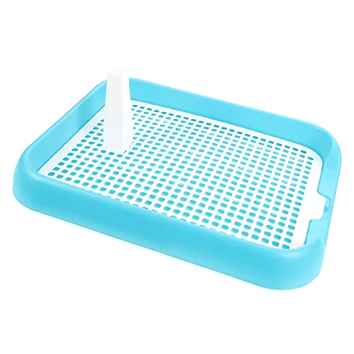 JUMPLAWN Hundetoilette Toilette für Hunde Töpfchentablett für Welpen Pee Pad Tablett Hundebad Hündchen verdickte Welpentoilette Welpentoilettenzug Töpfchen Plastik Sky-Blue JUMPLAWN Hundetoilette Toilette für Hunde Töpfchentablett für Welpen Pee Pad Tablett Hundebad Hündchen verdickte Welpentoilette Welpentoilettenzug Töpfchen Plastik Sky-Blue von JUMPLAWN