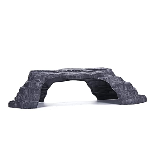 JUMPLAWN Imitation Stone Schildkrötenversteck für Aquarien Große Kletterplattform aus Umweltfreundlichem Material für Reptilien und Fische von JUMPLAWN