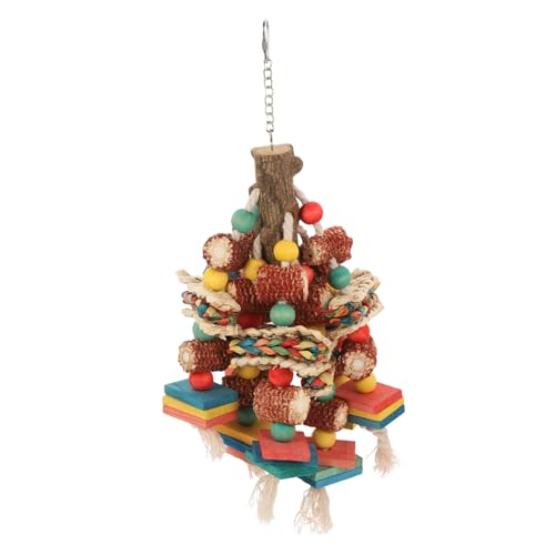 JUMPLAWN Holz-Spielzeug Für Papageien Buntes Kauspielzeug Aus Holzblöcken Für Vögel Interaktive Beschäftigung Für Wellensittiche Und Große Vögel Langeweile Und Fördert Gesundes JUMPLAWN Holz-Spielzeug Für Papageien Buntes Kauspielzeug Aus Holzblöcken Für Vögel Interaktive Beschäftigung Für Wellensittiche Und Große Vögel Langeweile Und Fördert Gesundes von JUMPLAWN