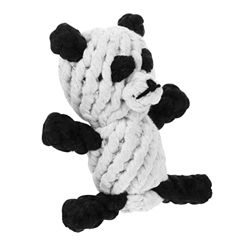 JUMPLAWN Panda Form Baumwollseil Spielzeug Für Hunde Und Katzen Langlebig Und Waschbar Interaktives Kauspielzeug Zur Zahnreinigung Für Welpen Und Kleine Tiere JUMPLAWN Panda Form Baumwollseil Spielzeug Für Hunde Und Katzen Langlebig Und Waschbar Interaktives Kauspielzeug Zur Zahnreinigung Für Welpen Und Kleine Tiere von JUMPLAWN