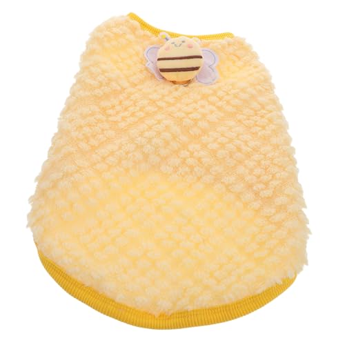 JUMPLAWN Kostüm für Haustiere Lustiges Bienenkostüm für Kleine und Katzen Eleganter Hundewesten Anzug Kleidung für Valentinstag und Halloween Partys und Bequem von JUMPLAWN