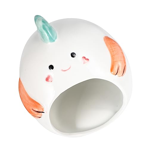 JUMPLAWN Keramik Hamster Schlafhaus Cartoon Tiere Nest Für Hamster Und Andere Kleine Haustiere Als Sicherer Unterschlupf Und Bequemes Bett Zum Reinigen Und Desodorieren JUMPLAWN Keramik Hamster Schlafhaus Cartoon Tiere Nest Für Hamster Und Andere Kleine Haustiere Als Sicherer Unterschlupf Und Bequemes Bett Zum Reinigen Und Desodorieren von JUMPLAWN