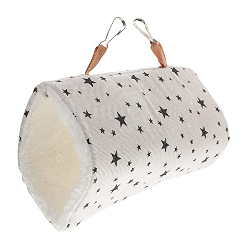 JUMPLAWN Kuscheltunnel für Kleine Haustiere Warmer Schlafplatz aus Sicherem Material für Hamster Meerschweinchen Chinchillas Papageien und Gemütliches Nest JUMPLAWN Kuscheltunnel für Kleine Haustiere Warmer Schlafplatz aus Sicherem Material für Hamster Meerschweinchen Chinchillas Papageien und Gemütliches Nest von JUMPLAWN