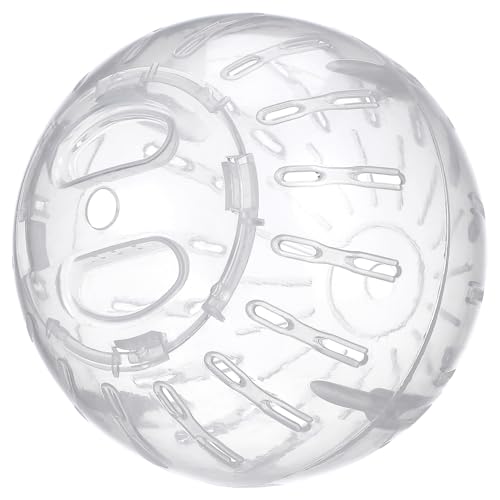 JUMPLAWN Klarer Hamster Übungsball für Zwerghamster Laufball aus Langlebigem Kunststoff Belüftet Leiser Gymnastikball für Kleine Haustiere für Chinchillas und Rennmäuse JUMPLAWN Klarer Hamster Übungsball für Zwerghamster Laufball aus Langlebigem Kunststoff Belüftet Leiser Gymnastikball für Kleine Haustiere für Chinchillas und Rennmäuse von JUMPLAWN