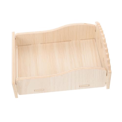 JUMPLAWN Meerschweinchenbett aus Holz Kleintierbett für Hamster Stabiles Holzbett für Kleine Haustiere Geeignet für Chinchillas Zwergkaninchen und Rennmäuse JUMPLAWN Meerschweinchenbett aus Holz Kleintierbett für Hamster Stabiles Holzbett für Kleine Haustiere Geeignet für Chinchillas Zwergkaninchen und Rennmäuse von JUMPLAWN