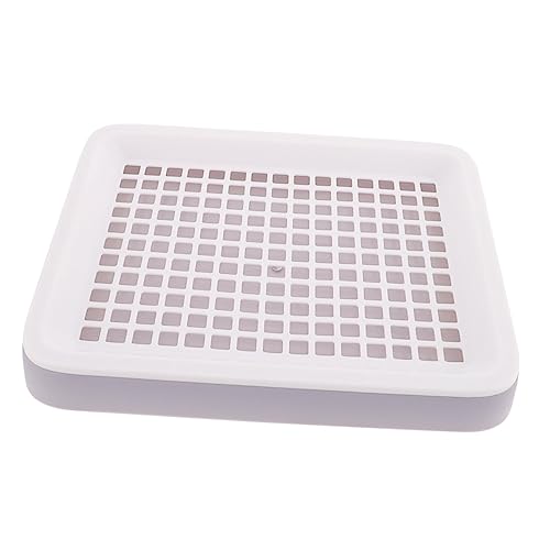 JUMPLAWN Kaninchentoilette für Kleintiere Meerschweinchentoilette Hasentrainerbox Kunststoff Langlebig Einfach zu Reinigen für Innenbereiche JUMPLAWN Kaninchentoilette für Kleintiere Meerschweinchentoilette Hasentrainerbox Kunststoff Langlebig Einfach zu Reinigen für Innenbereiche von JUMPLAWN