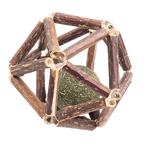 JUMPLAWN Molar Peppermint Katzenball Kauspielzeug zur Zahnreinigung Langlebiges Katzenspielzeug für Kleine Katzen Stresslösendes Molaren mit Katzenminze Brauner Interaktiver Kauspielball JUMPLAWN Molar Peppermint Katzenball Kauspielzeug zur Zahnreinigung Langlebiges Katzenspielzeug für Kleine Katzen Stresslösendes Molaren mit Katzenminze Brauner Interaktiver Kauspielball von JUMPLAWN