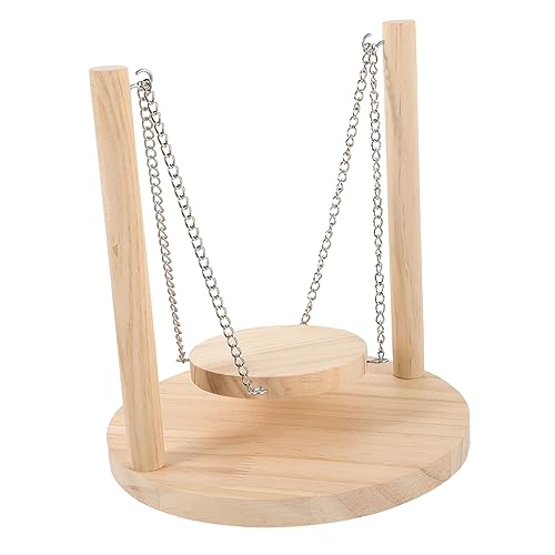 JUMPLAWN Natürliche Holz Vogelschaukel Doppelte Sitzstange Vogelspielzeug Papageien Kletterplattform Robust Langlebig Sicher für Wellensittiche und Kleine Vögel JUMPLAWN Natürliche Holz Vogelschaukel Doppelte Sitzstange Vogelspielzeug Papageien Kletterplattform Robust Langlebig Sicher für Wellensittiche und Kleine Vögel von JUMPLAWN