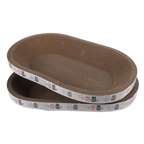 JUMPLAWN Ovaler Katzenschaber Kratzpads Für Katzen Dekorative Kratzschüssel Für Couch Und Katzenzubehör Für Kätzchen Und Erwachsene Katzen Kratzschutz Für Möbel JUMPLAWN Ovaler Katzenschaber Kratzpads Für Katzen Dekorative Kratzschüssel Für Couch Und Katzenzubehör Für Kätzchen Und Erwachsene Katzen Kratzschutz Für Möbel von JUMPLAWN