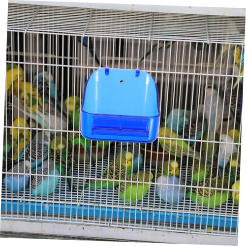 JUMPLAWN Papagei Badewanne Kleine Vogelkäfig Hängend Badewanne PP Material Wiederverwendbar Vogelbad für Wellensittiche Papagei Zubehör JUMPLAWN Papagei Badewanne Kleine Vogelkäfig Hängend Badewanne PP Material Wiederverwendbar Vogelbad für Wellensittiche Papagei Zubehör von JUMPLAWN