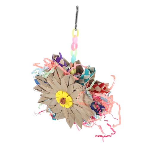 JUMPLAWN Parrot Chewing Toy Für Vögel Hängendes Kauspielzeug Sicherem Material Spielzeug Für Wellensittiche Und Papageien Fördert Spiel Und Spaß Und Beschäftigung Für Ihre von JUMPLAWN