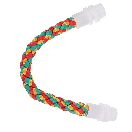 JUMPLAWN Papageien Spielzeug Aus Baumwollseil Kauspielzeug Für Vögel Attraktives Schaukeltier Für Sittiche Robust Und Dekorativ Spiel Und Bewegung JUMPLAWN Papageien Spielzeug Aus Baumwollseil Kauspielzeug Für Vögel Attraktives Schaukeltier Für Sittiche Robust Und Dekorativ Spiel Und Bewegung von JUMPLAWN