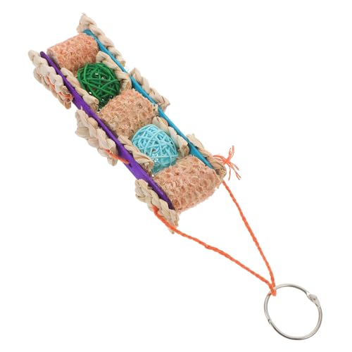 JUMPLAWN Vogelspielzeug Aus Naturholz Für Papageien Kauspielzeug Und Hänge-Spielzeug Für Vögel Sorgt Für Aktives Spielvergnügen Und Beschäftigung Im Vogelkäfig Robust Und Langlebig JUMPLAWN Vogelspielzeug Aus Naturholz Für Papageien Kauspielzeug Und Hänge-Spielzeug Für Vögel Sorgt Für Aktives Spielvergnügen Und Beschäftigung Im Vogelkäfig Robust Und Langlebig von JUMPLAWN