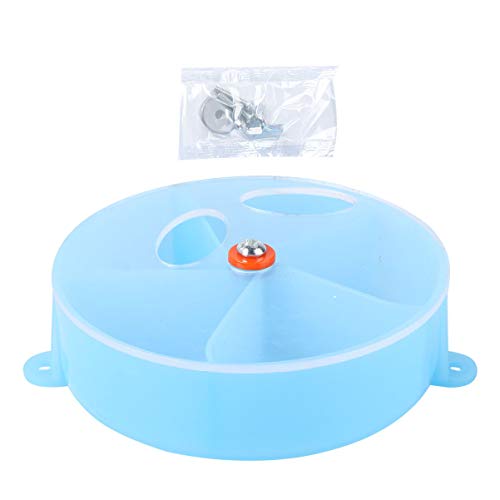 JUMPLAWN Papageien Futtersuche Box Interaktive Spielzeugschale für Papageien Kauspielzeug mit Drehbarem Design für Sittiche Nymphensittiche und Andere von JUMPLAWN