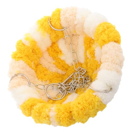 JUMPLAWN Warmes Vogelnest Für Papageien Und Sittiche Schlafhütte Mit Schaukelring Käfigzubehör Aus Robustem Material Für Kleine Vögel von JUMPLAWN