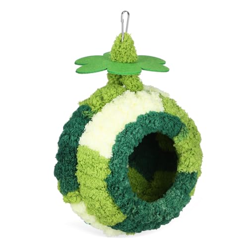 JUMPLAWN Winter Vogelbett Für Papageien Warmes Plüsch-Nest Für Wellensittiche Hängematte Im Vogelkäfig Gemütlicher Rückzugsort Für Mittelgroße Vögel JUMPLAWN Winter Vogelbett Für Papageien Warmes Plüsch-Nest Für Wellensittiche Hängematte Im Vogelkäfig Gemütlicher Rückzugsort Für Mittelgroße Vögel von JUMPLAWN