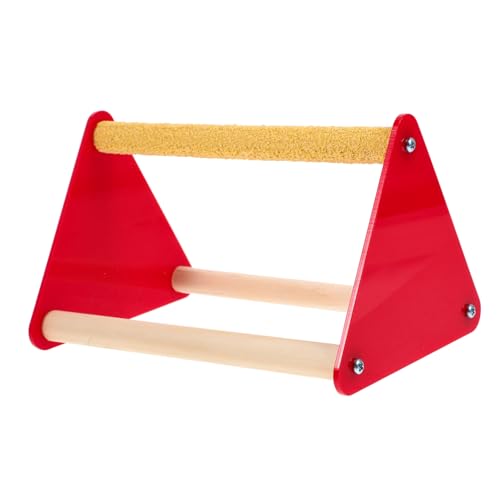 JUMPLAWN Papageienständer aus Natürlichem Holz Verstellbar Sitzstange für Papageien und Hühner Vogelspielplatz Langlebig und Pflegeleicht JUMPLAWN Papageienständer aus Natürlichem Holz Verstellbar Sitzstange für Papageien und Hühner Vogelspielplatz Langlebig und Pflegeleicht von JUMPLAWN