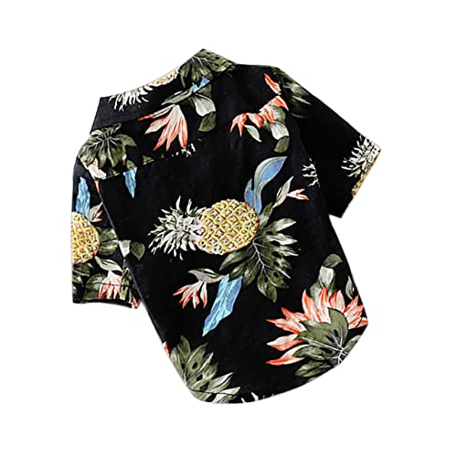 JUMPLAWN Pet Hawaiian Style Shirt Für Atmungsaktive Sommerkleidung Für Kleine Haustiere Für Besondere Anlässe von JUMPLAWN