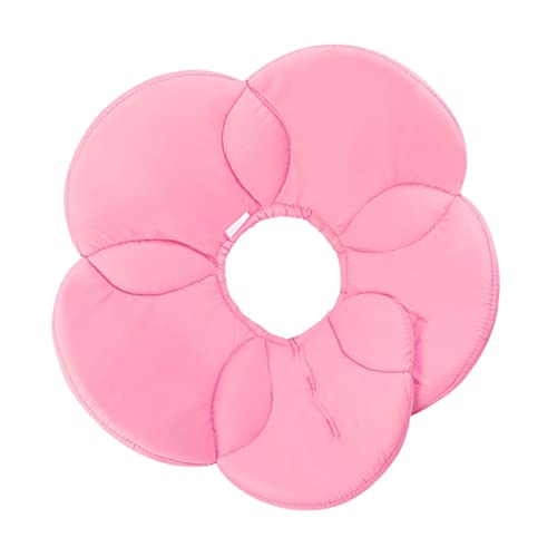JUMPLAWN Pet Protective Collar Blumenförmiges Elisabethanisches Halsband Anti-Lick Pet Neck Circle (pink, Größe S) von JUMPLAWN