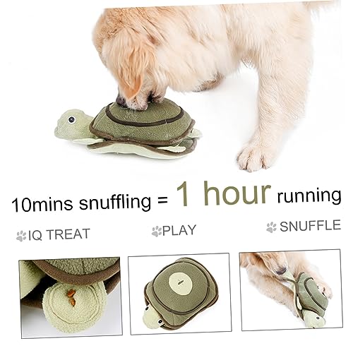 JUMPLAWN Plüsch Schildkröte für Hunde Interaktives Schnüffelspielzeug aus Hochwertigem Material Niedliches Design für Welpen und Kleine Hunde JUMPLAWN Plüsch Schildkröte für Hunde Interaktives Schnüffelspielzeug aus Hochwertigem Material Niedliches Design für Welpen und Kleine Hunde von JUMPLAWN