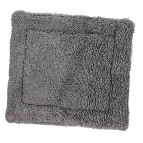 JUMPLAWN Plüschbett für Kleine Tiere Atmungsaktive Lammwolle Kuschelmatte Dickes Nest für Kaninchen Hamster Meerschweinchen Warmes Komfortables Schlafkissen für Kleintiergehege Waschbar JUMPLAWN Plüschbett für Kleine Tiere Atmungsaktive Lammwolle Kuschelmatte Dickes Nest für Kaninchen Hamster Meerschweinchen Warmes Komfortables Schlafkissen für Kleintiergehege Waschbar von JUMPLAWN