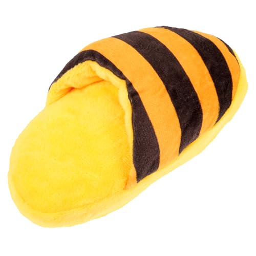 JUMPLAWN Quietschendes Hundespielzeug Slipper Form Bissfestes Kauspielzeug für Welpen Interaktives zur Zahnpflege für Zuhause und JUMPLAWN Quietschendes Hundespielzeug Slipper Form Bissfestes Kauspielzeug für Welpen Interaktives zur Zahnpflege für Zuhause und von JUMPLAWN