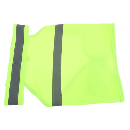 JUMPLAWN Reflektierende Sicherheitsweste Für Atmungsaktive Hundekleidung Fluorescent Gelb S Verstellbare Sicherheitsweste von JUMPLAWN