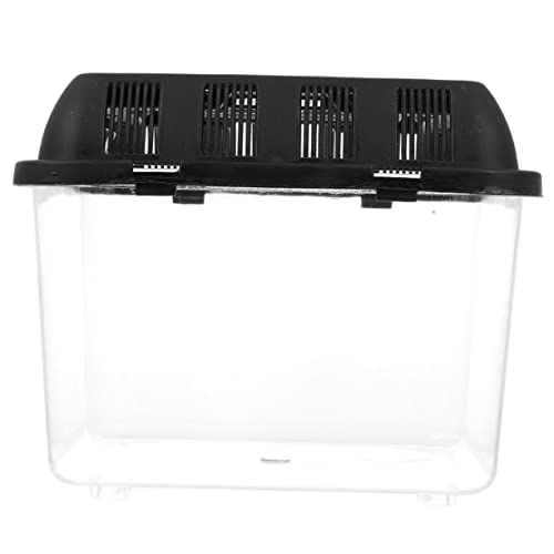 JUMPLAWN Reptilien Zuchtbox Mit Transparente Fütterungsschachtel Für Schildkröten Und Kleine Reptilien Transportbox Für Sichere Aufbewahrung von JUMPLAWN