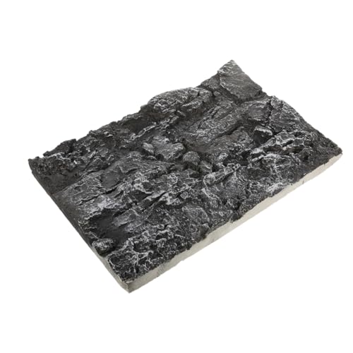 JUMPLAWN Reptilienkastenkulisse kreative Eichhörnchenfiguren Eidechsentiere amphibische Panzertiere Bausatz Endkappe Zubehör für Reptilientanks Zubehör für Eidechsentanks Pu Dark Grey von JUMPLAWN