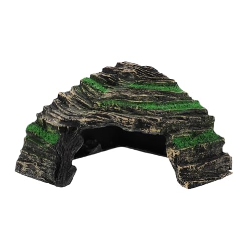 JUMPLAWN Reptilienversteck aus Harz mit Kletterrampe und Basking Plattform für Aquarien Sicher für Schildkröten und Eidechsen Dekoration für Terrarien und Aquarien Installieren JUMPLAWN Reptilienversteck aus Harz mit Kletterrampe und Basking Plattform für Aquarien Sicher für Schildkröten und Eidechsen Dekoration für Terrarien und Aquarien Installieren von JUMPLAWN