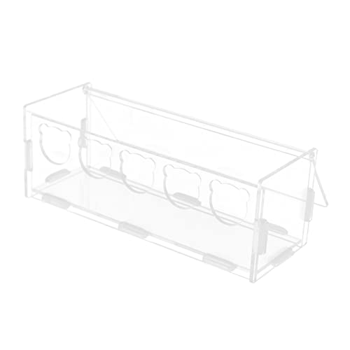 JUMPLAWN Haustier-futterbox Acryl-körner-aufbewahrungsbox Für Hühner Kanarienvögel JUMPLAWN Haustier-futterbox Acryl-körner-aufbewahrungsbox Für Hühner Kanarienvögel von JUMPLAWN