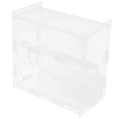 JUMPLAWN Rutin Hühnerfutterbehälter Transparente Automatische Futterstation für Geflügel Multi Use Fütterungsschale für Hühner Küken Tauben und Papageien von JUMPLAWN