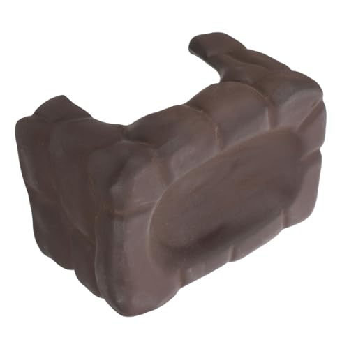 JUMPLAWN Schildkröten-sonnenplattform Aus Keramik Schildkröten-trockentisch Schildkröten-badewanne Schildkrötendekoration Schildkröten-kletterplattform Ruheplattform Für Reptilien Coffee von JUMPLAWN