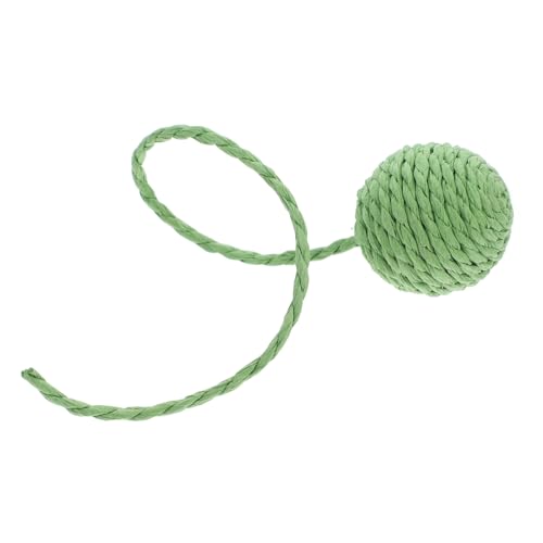 JUMPLAWN Sisal Katzenkratzball mit Ersatzstange Interaktives Katzenspielzeug für Gelangweilte Katzen Kratzball aus Sisalseil Dekorativer Kratzbaum Zubehör mit Schwanzball für Unendlichen JUMPLAWN Sisal Katzenkratzball mit Ersatzstange Interaktives Katzenspielzeug für Gelangweilte Katzen Kratzball aus Sisalseil Dekorativer Kratzbaum Zubehör mit Schwanzball für Unendlichen von JUMPLAWN