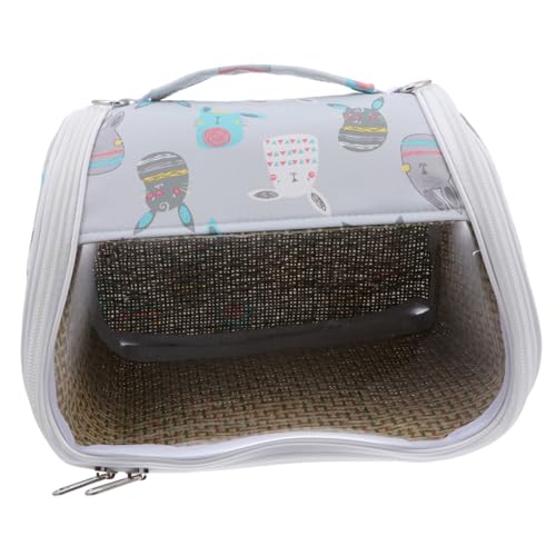 JUMPLAWN Tragbare Atmungsaktive Haustier Transporttasche für Hamster Eichhörnchen und Kleine Kleintiere Abnehmbare Waschbare Reisetasche für Outdoor Spaziergänge Reisen und Alltag von JUMPLAWN