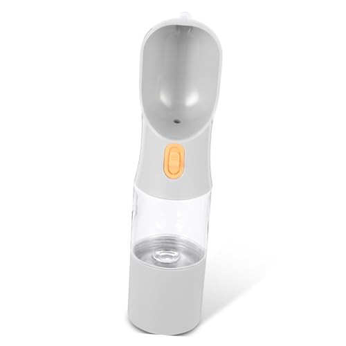 JUMPLAWN Tragbare Hundewasserflasche Für Unterwegs Pet Trinkbecher Mit Wasserspender Für Hunde Und Katzen Für Reisen Camping Und Outdoor Aktivitäten Graue Farbe JUMPLAWN Tragbare Hundewasserflasche Für Unterwegs Pet Trinkbecher Mit Wasserspender Für Hunde Und Katzen Für Reisen Camping Und Outdoor Aktivitäten Graue Farbe von JUMPLAWN