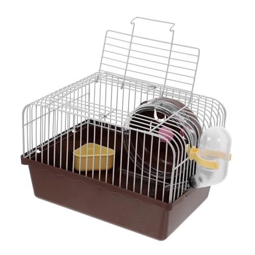 JUMPLAWN Tragbarer Hamster Reisekäfig für Chinchillas und Kleine Haustiere Wasserbehälter und Zubehör Multifunktionale Transportbox aus Robustem Material für Reisen JUMPLAWN Tragbarer Hamster Reisekäfig für Chinchillas und Kleine Haustiere Wasserbehälter und Zubehör Multifunktionale Transportbox aus Robustem Material für Reisen von JUMPLAWN