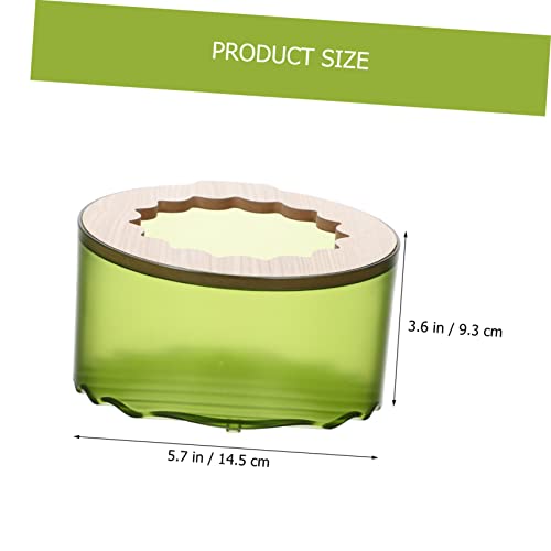 JUMPLAWN Transparente Hamster Sandbad Box mit Rutschfestem Boden Multifunktionale Dusche und Toilette für Kleine Nagetiere Guinea Pig Zubehör Stilvoll und von JUMPLAWN