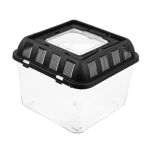 JUMPLAWN Reptilienbox für Haustiere Transparente Reptilienzuchtbox Futterbehälter für Spinnen Geckos und Schlangen Tragbare Koffer für Reptilien JUMPLAWN Reptilienbox für Haustiere Transparente Reptilienzuchtbox Futterbehälter für Spinnen Geckos und Schlangen Tragbare Koffer für Reptilien von JUMPLAWN